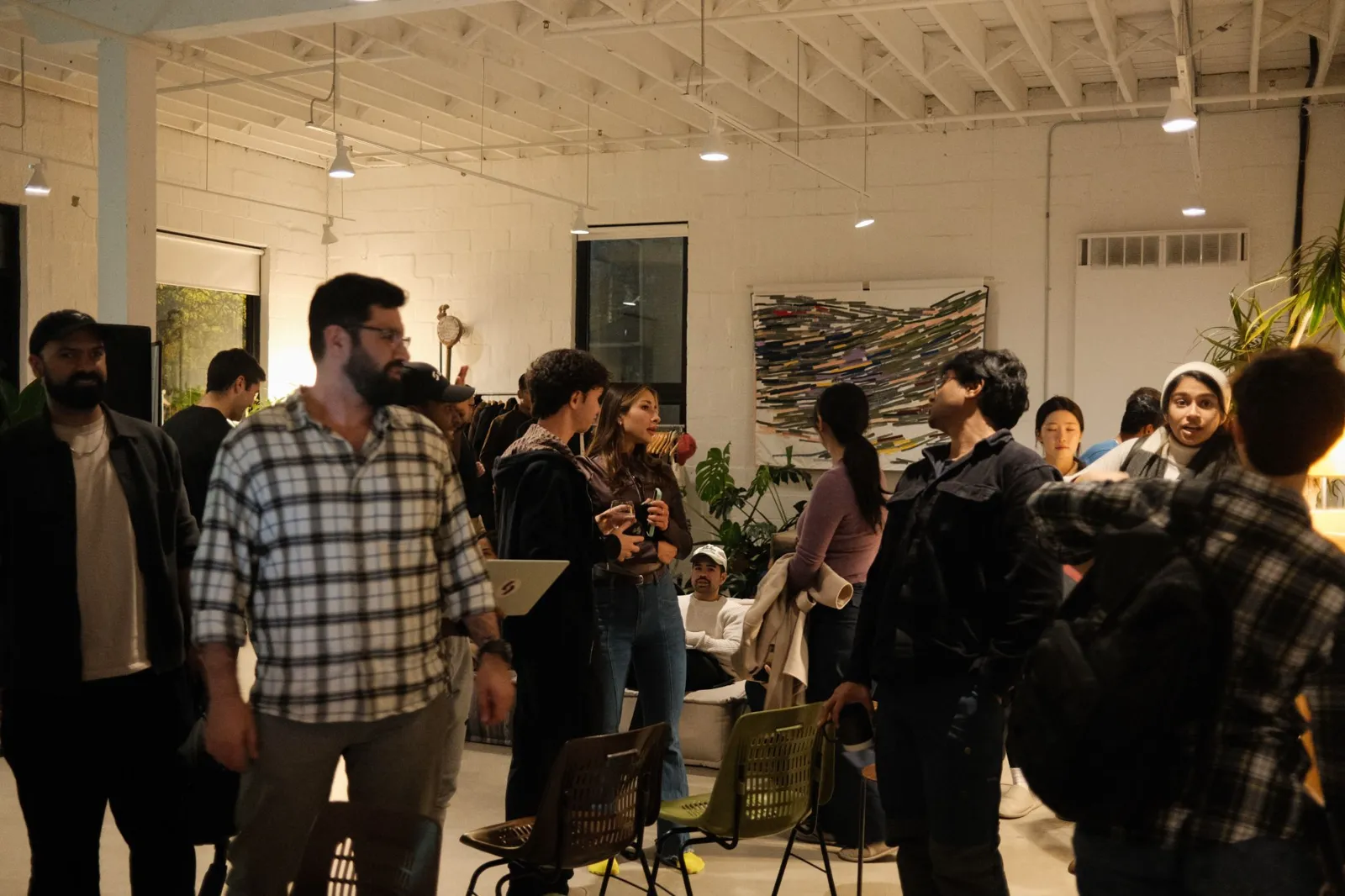 Berto hosting a MakersLounge night in Toronto